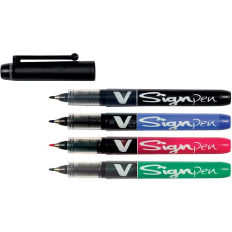 Pennarello Pilot V SIGN PEN 2 mm rosso rosso 001502